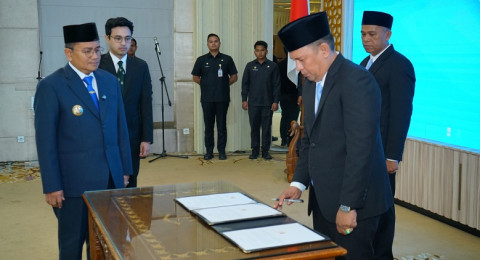 Wali Kota Maulana Ultimatum Direksi Baru Tirta Mayang, Harus Mandiri dan Bebas APBD